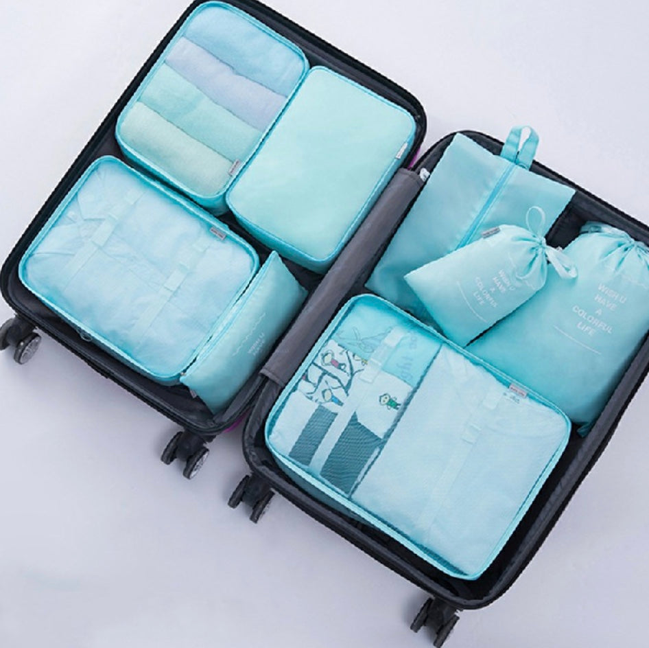 10 Piece Travel Packing cubes