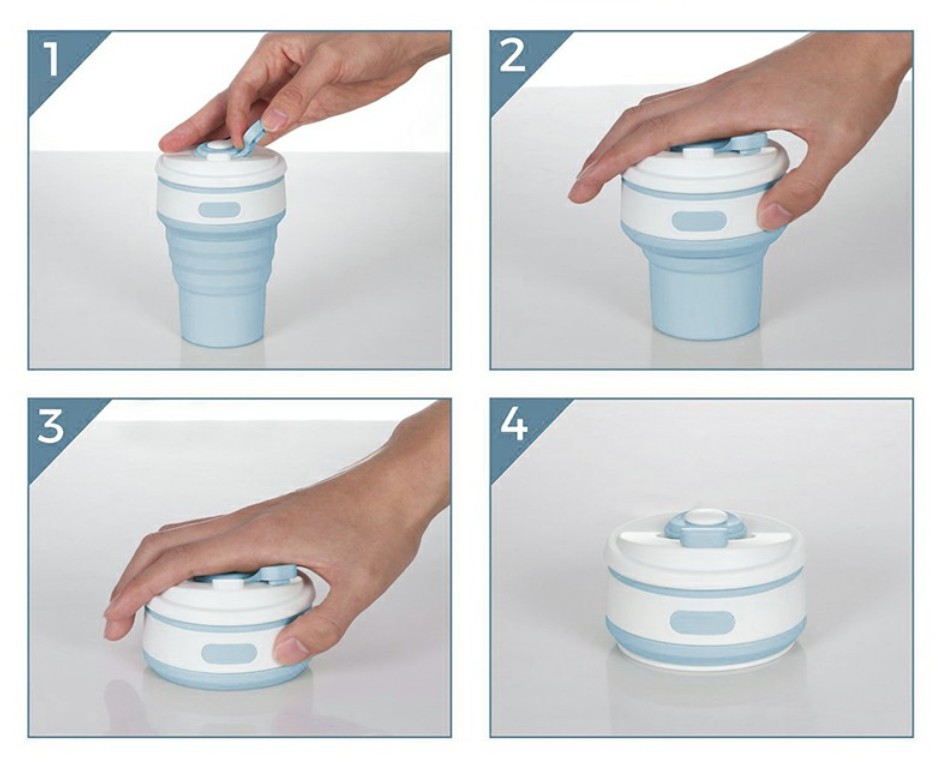 Collapsible coffee cup